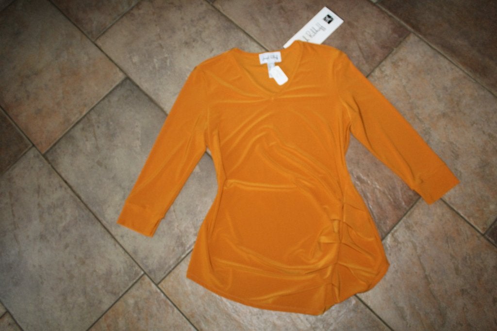 Joseph Ribkoff chique okergeel apart tuniek mt 38/40, Maat 38/40 (M), Verzenden, ., Geel