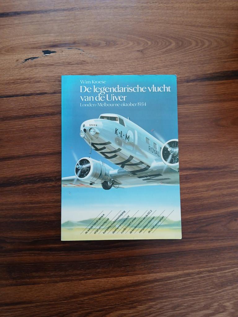 Wim Kroese- De legendarische vlucht van de Uiver (KLM), Verzamelen, Ophalen of Verzenden, Boek of Tijdschrift