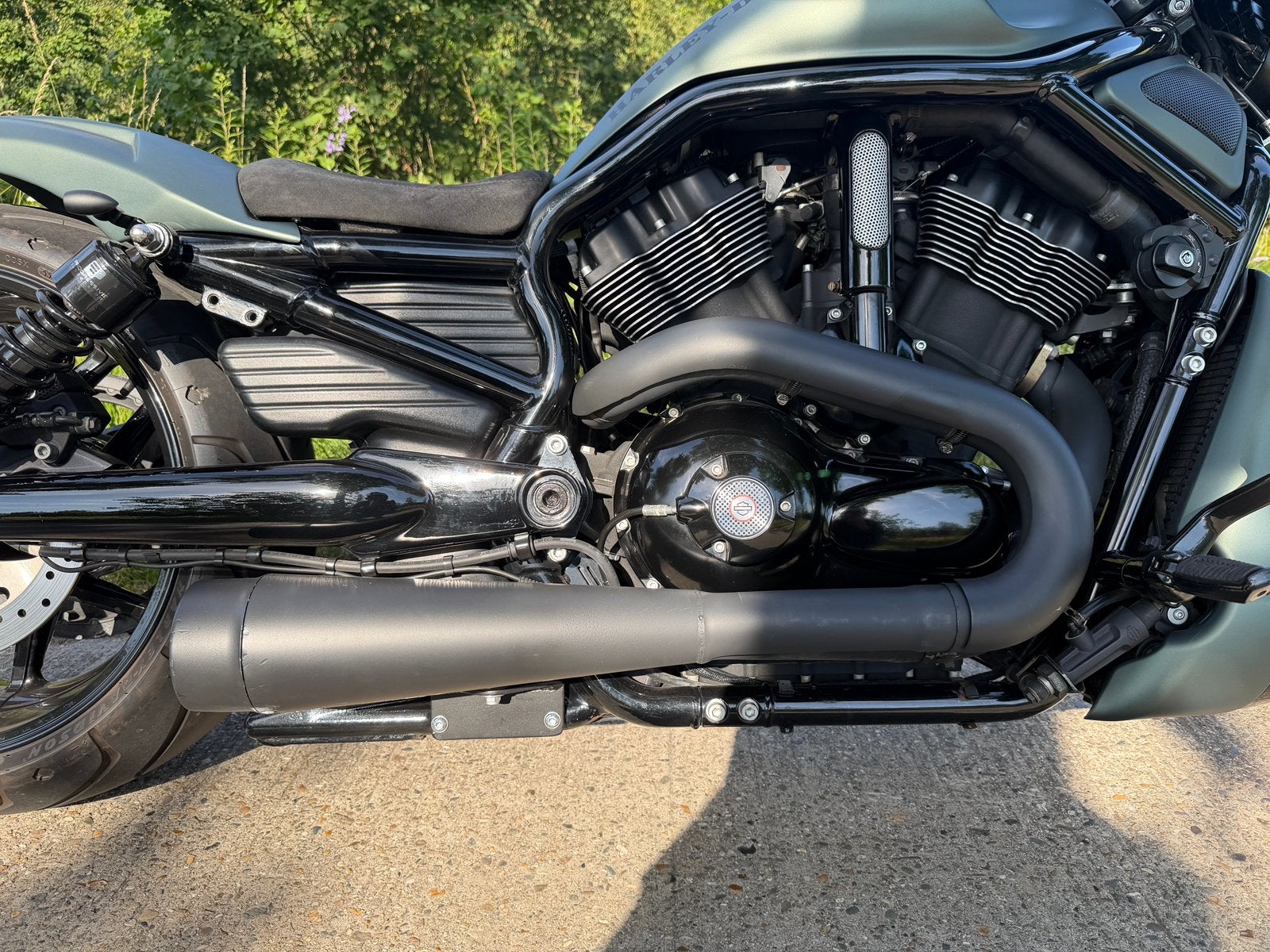CRF uitlaat nightrod / vrod / v-rod 2-1, Motoren, Ophalen