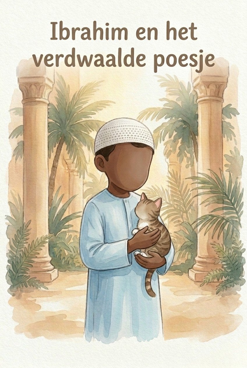 e-book Ibrahim en het verdwaalde poesje, Boeken, Kinderboeken | Baby's en Peuters, Ophalen of Verzenden, Nieuw, 3 tot 4 jaar