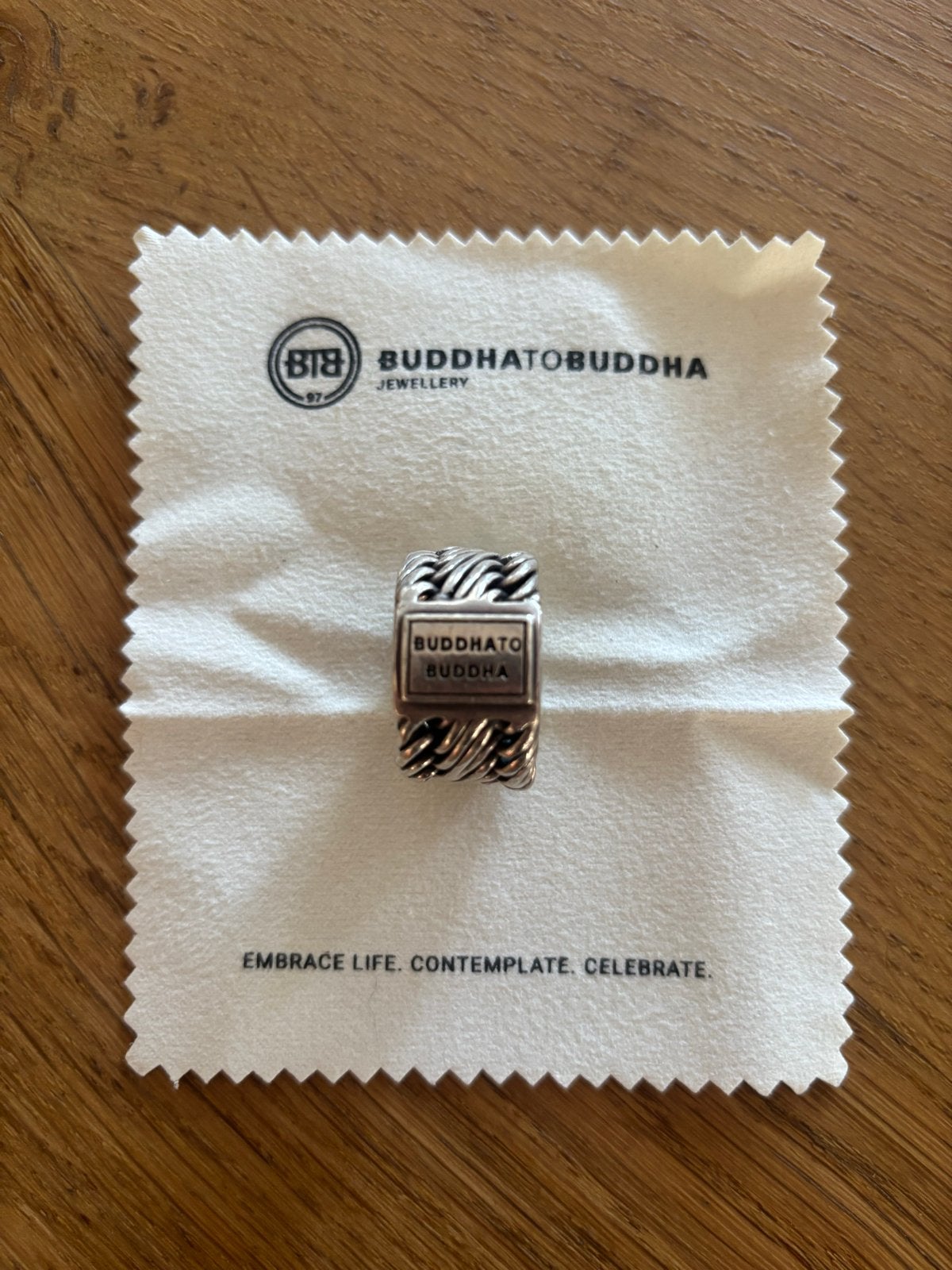 Limited Edition Buddha to Buddha Edwin Ring - Maat 19, Sieraden, Tassen en Uiterlijk, 19 tot 20, Ophalen of Verzenden, Zo goed als nieuw