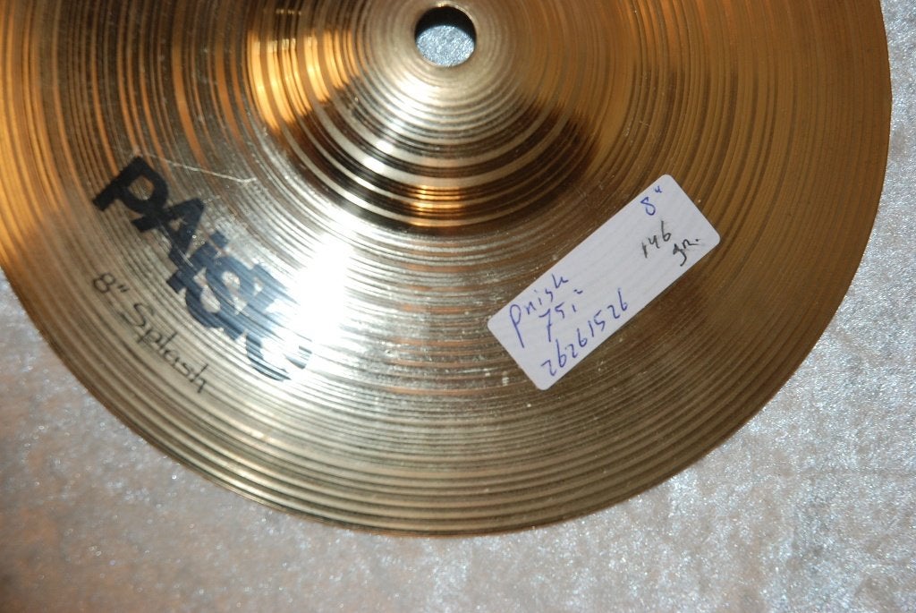 Paiste Sound Formula splash bekken 146gr 8 inch  <26261526>, Gebruikt, ., Drums of Percussie, Ophalen of Verzenden