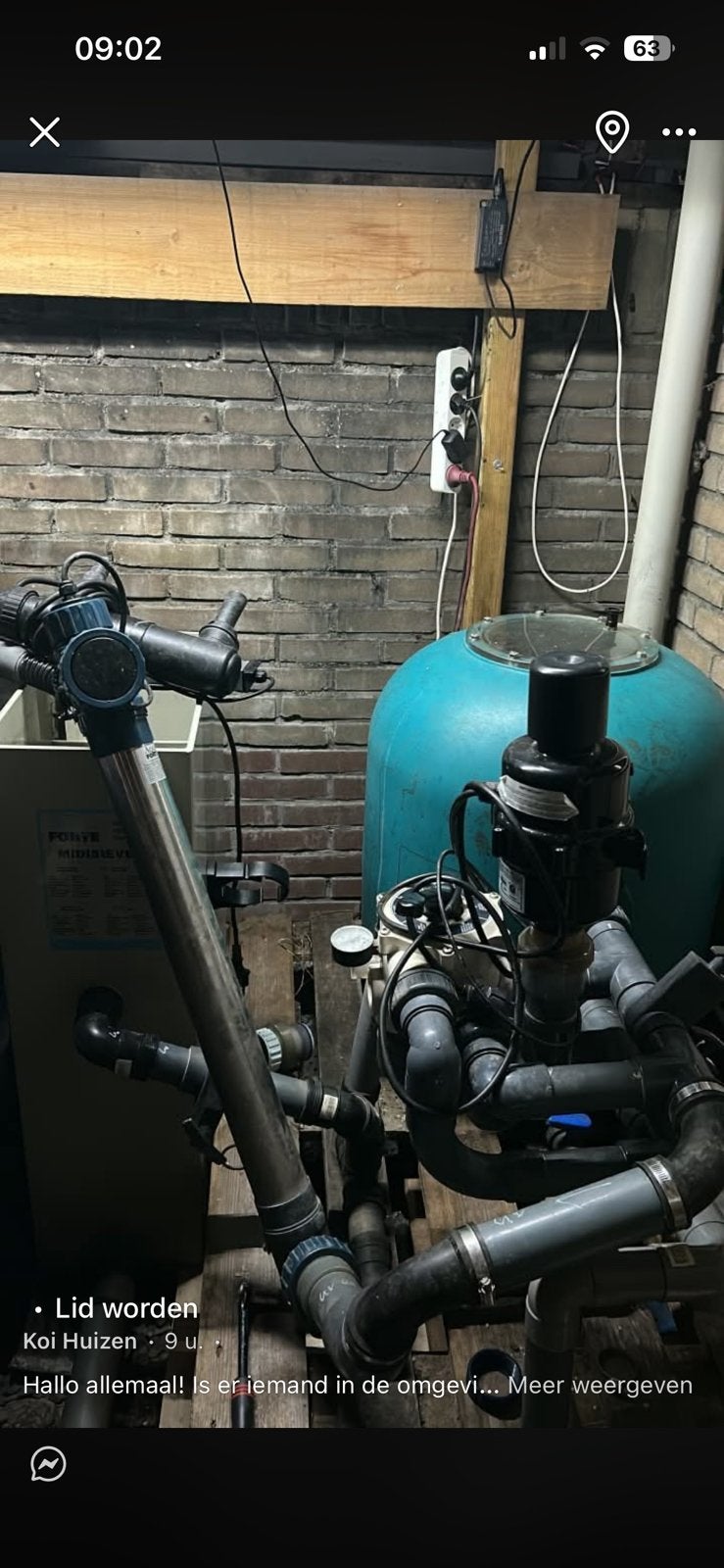 Complete filter installatie vijver, Ophalen of Verzenden, Zo goed als nieuw