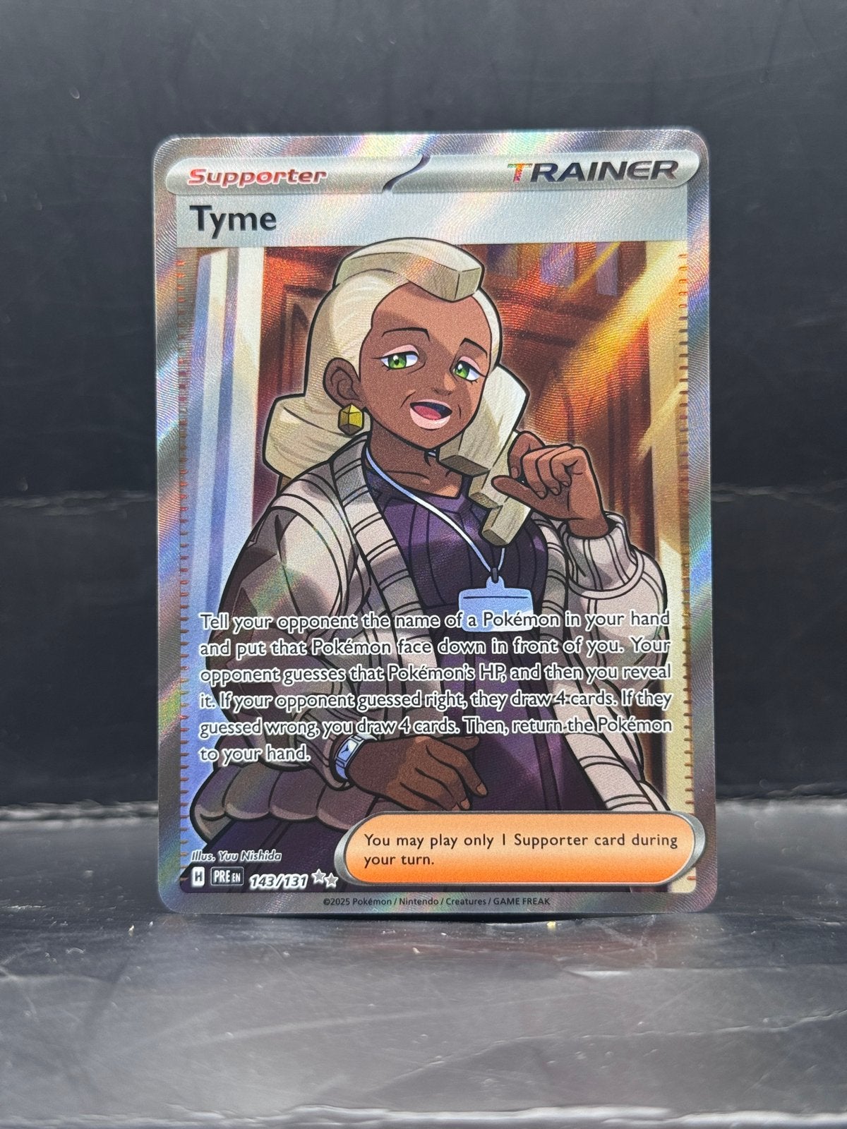 Pokemon Prismatic Evolutions - Tyme 143/131, Ophalen of Verzenden, Zo goed als nieuw
