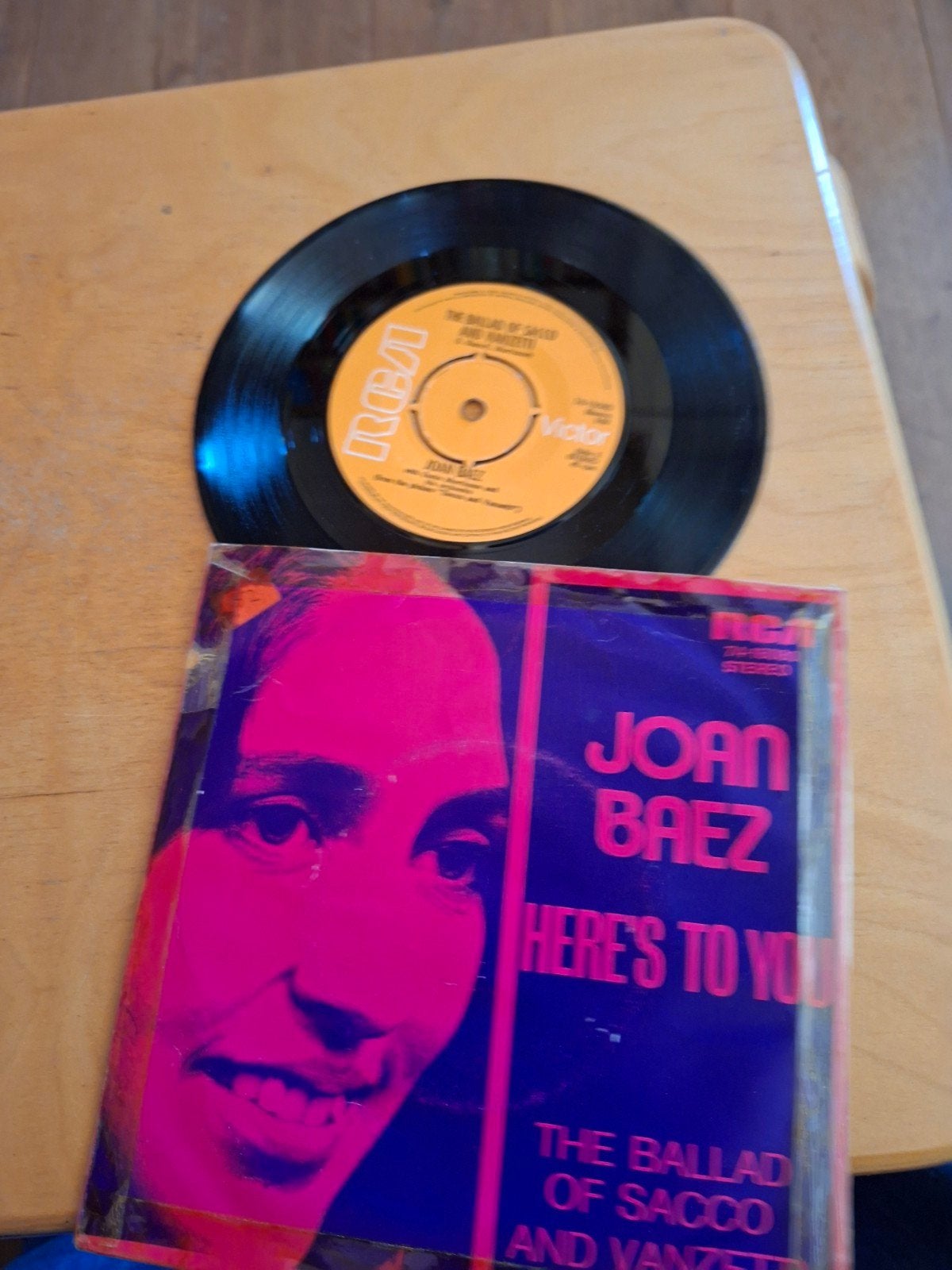 Joan Baez - Here's To You (The Ballad Of Sacco And Vanzet), Cd's en Dvd's, Gebruikt, 7 inch, Pop, EP