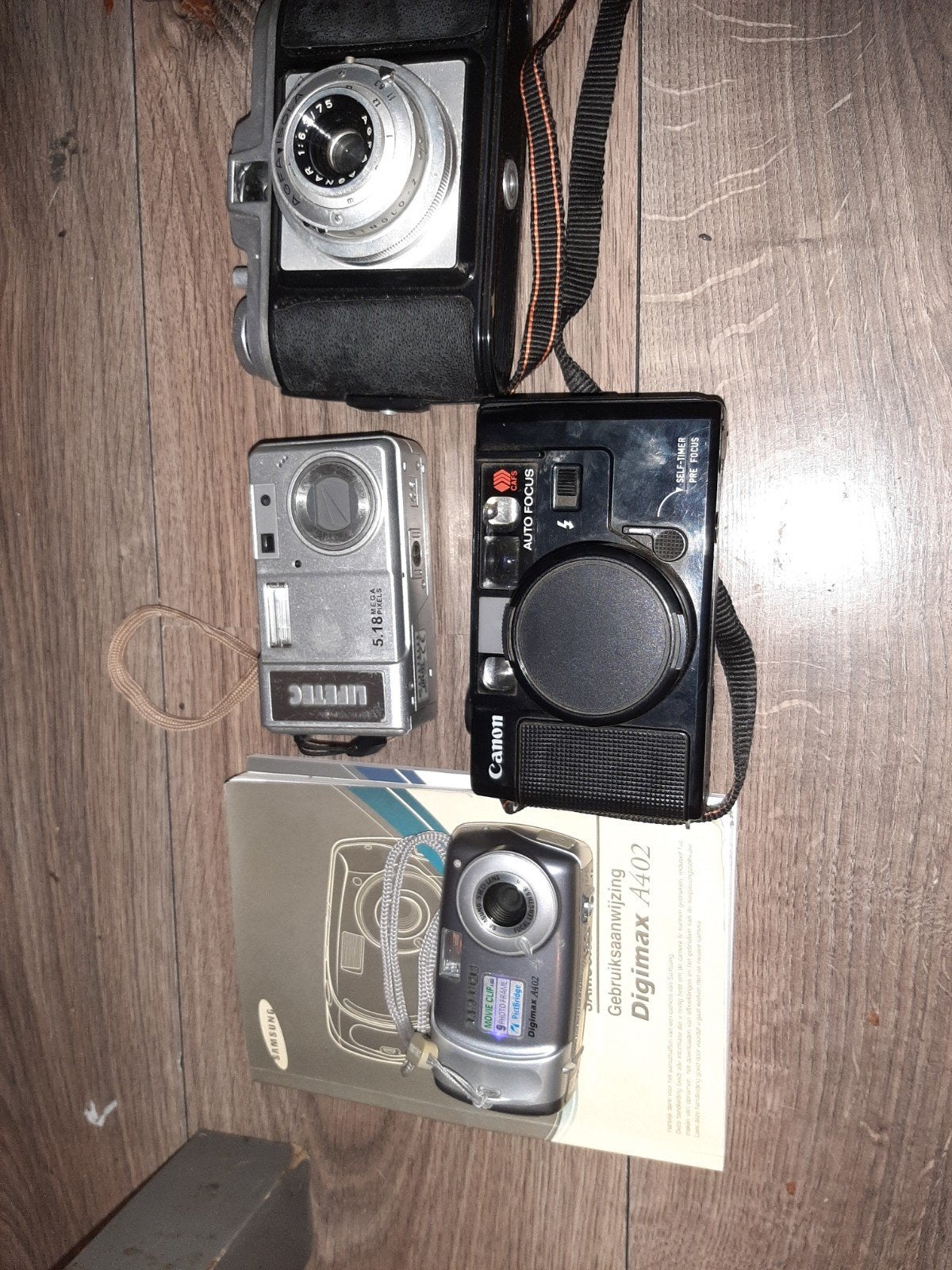 Diverse vintage en digitale camera's - Canon, Samsung, Agfa, Ophalen of Verzenden, Gebruikt, Compactcamera, Canon