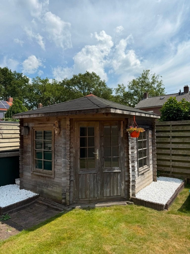 Tuinhuis - Blokhut, Ophalen, 250 tot 500 cm, Blokhut, 2 ramen