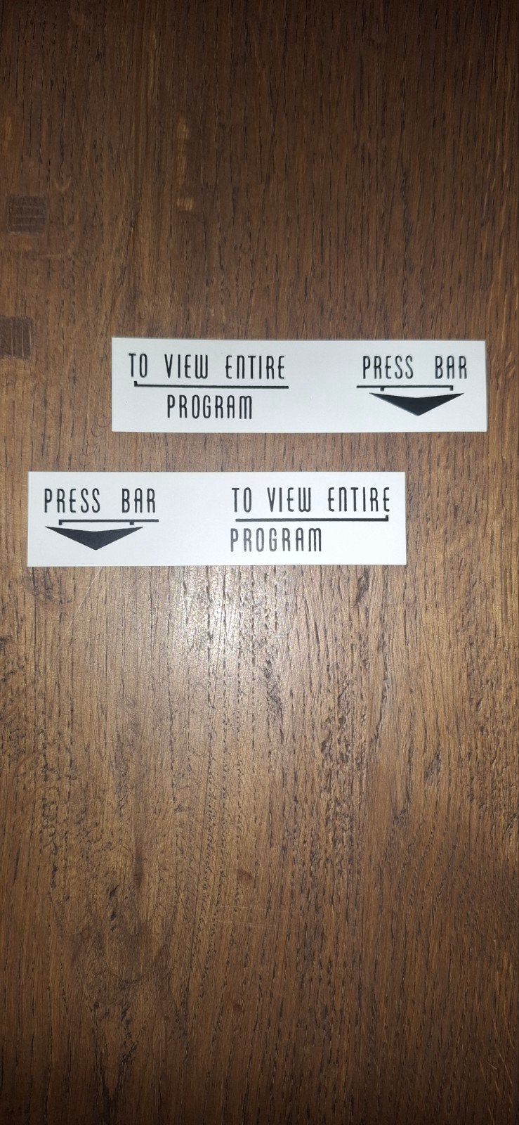 Wurlitzer 2000 Decals/Waterstikkers voor Boekjes Onderplaat, Ophalen of Verzenden, Nieuw, Overige typen