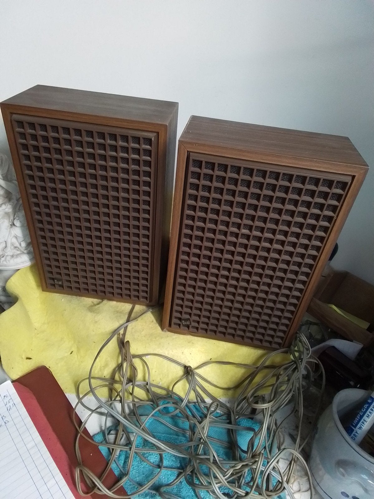 15305)Vintage Dual CL 114 Speakers - 6W / 4Ω - Made in Germa, Overige merken, Gebruikt, Ophalen of Verzenden, Minder dan 60 watt