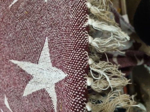 kleden geweven sterren 2 stuks, Ophalen of Verzenden, 'T Olde Gre-j, Info@toldegrej.nl, Endepoelstraat 20f Didam