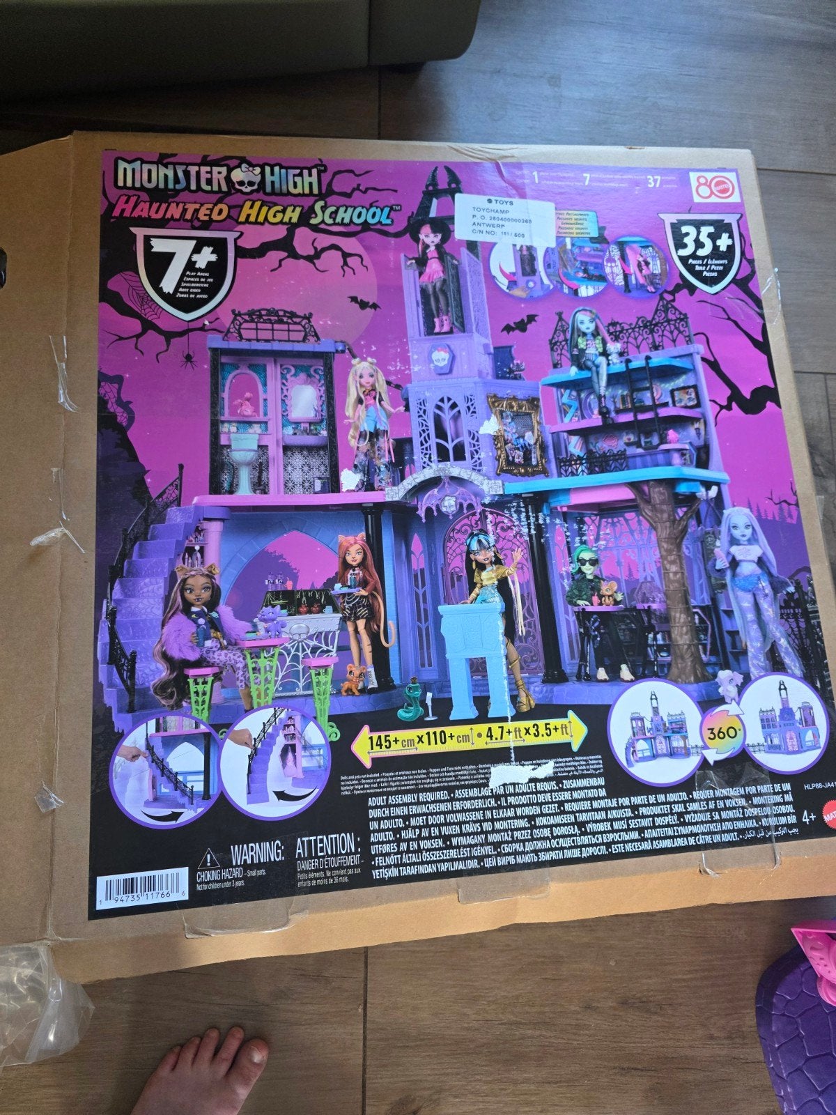 Monster High Haunted High School Poppenhuis - Nieuwstaat, Ophalen, Zo goed als nieuw, Poppenhuis