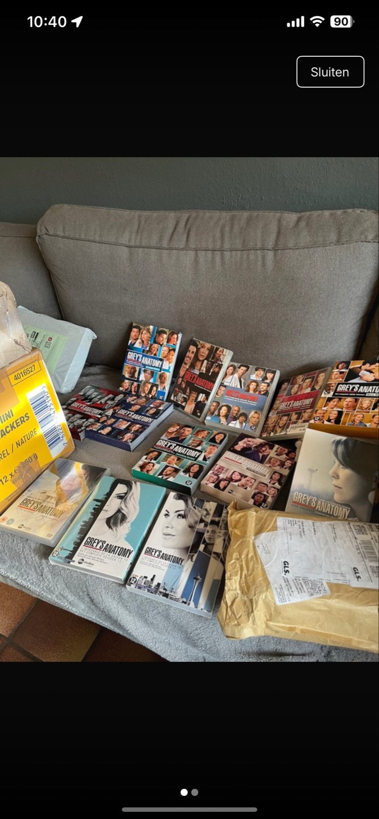 Grey's Anatomy DVD Boxsets - Seizoenen 1 t/m 14, Cd's en Dvd's, Gebruikt, Seizoen 1, Drama, Ophalen of Verzenden