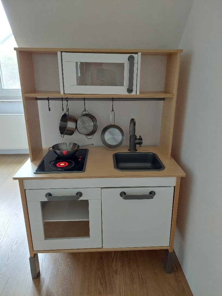 Ikea keukentje met spulletjes, Ophalen, Gebruikt, Hout, Speelkeuken