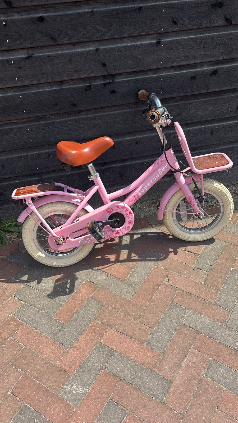 Kinderfiets 12 inch, Fietsen en Brommers, Fietsen | Kinderfietsjes, Ophalen, Zo goed als nieuw, Minder dan 16 inch, Zijwieltjes