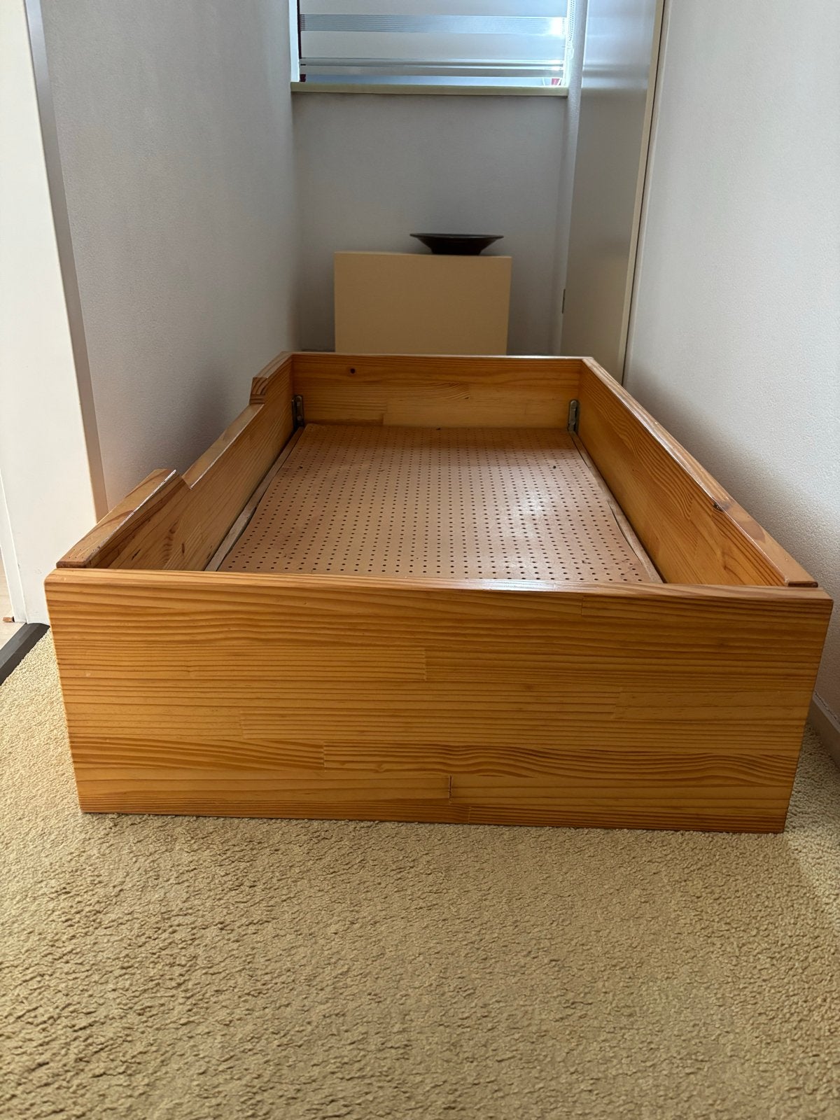 Kinderbed 120x62x25 cm voor ondernemende peuter, Ophalen, Gebruikt, Lattenbodem, Minder dan 140 cm