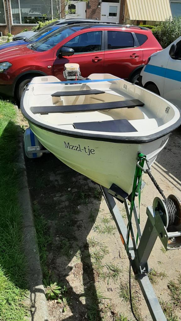 With 320 met Evinrude motor, Ophalen of Verzenden, Gebruikt