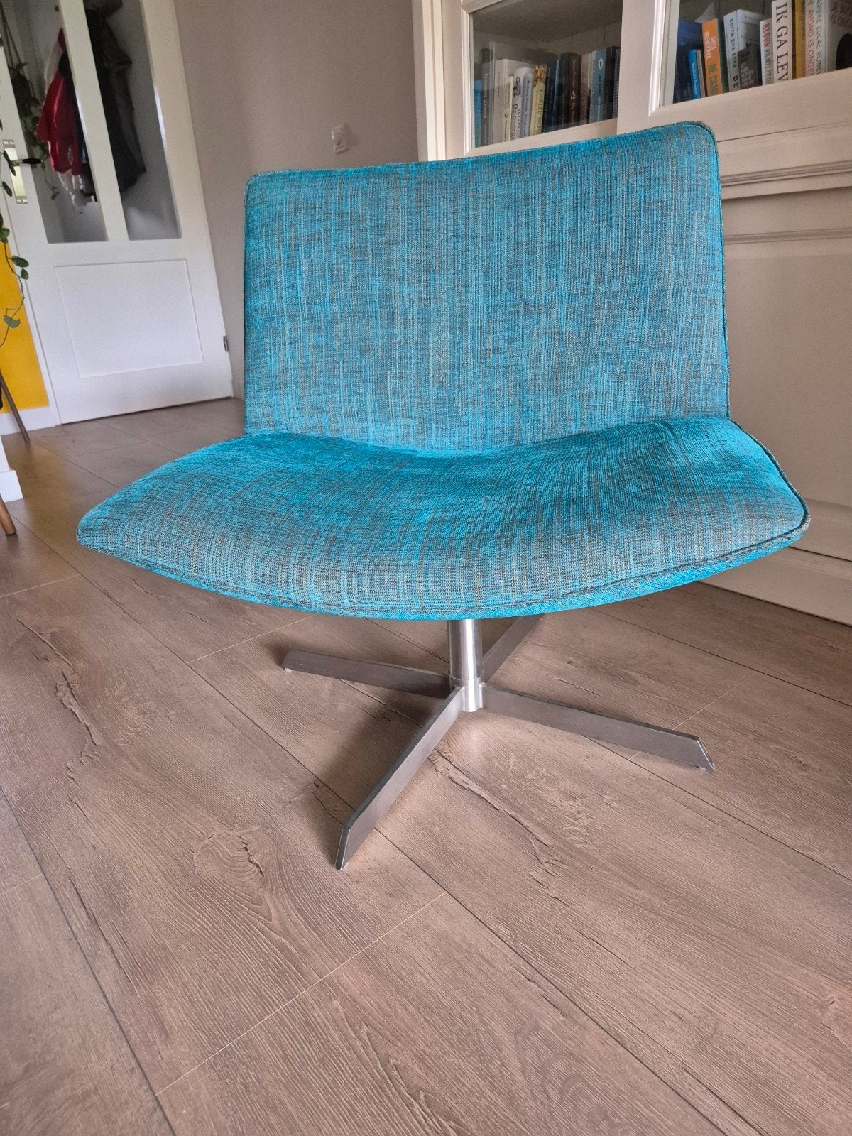 Arper Catifa 80 Swivel Chair - Dryback Blue, Ophalen, Blauw, Zo goed als nieuw, Metaal