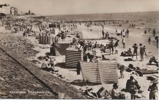 Vlissingen Strandgezicht, Verzenden, 1960 tot 1980, Ongelopen, Zeeland