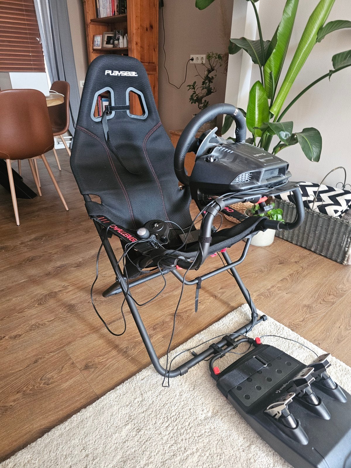 Playseat met Logitech G29 racestuur, pedalen en pook, Ophalen of Verzenden, Gebruikt