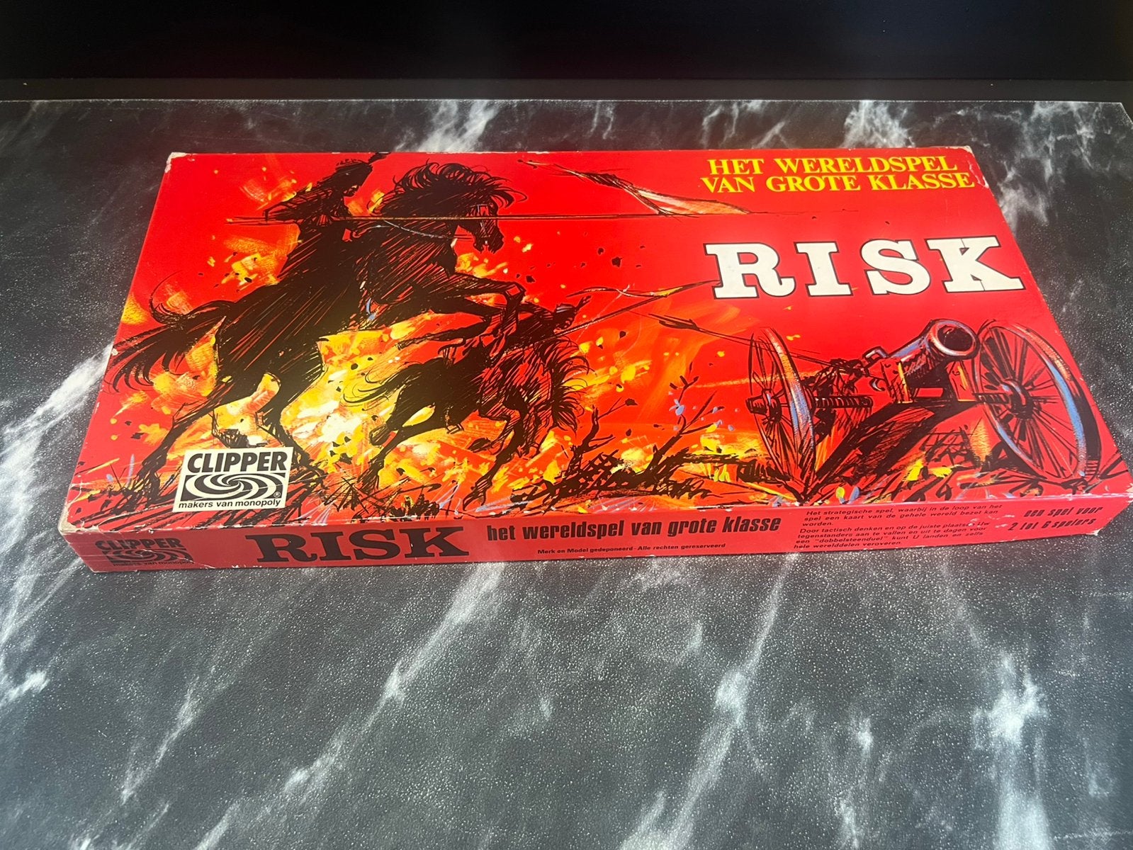 Clipper Risk rode doos, Ophalen of Verzenden, Zo goed als nieuw