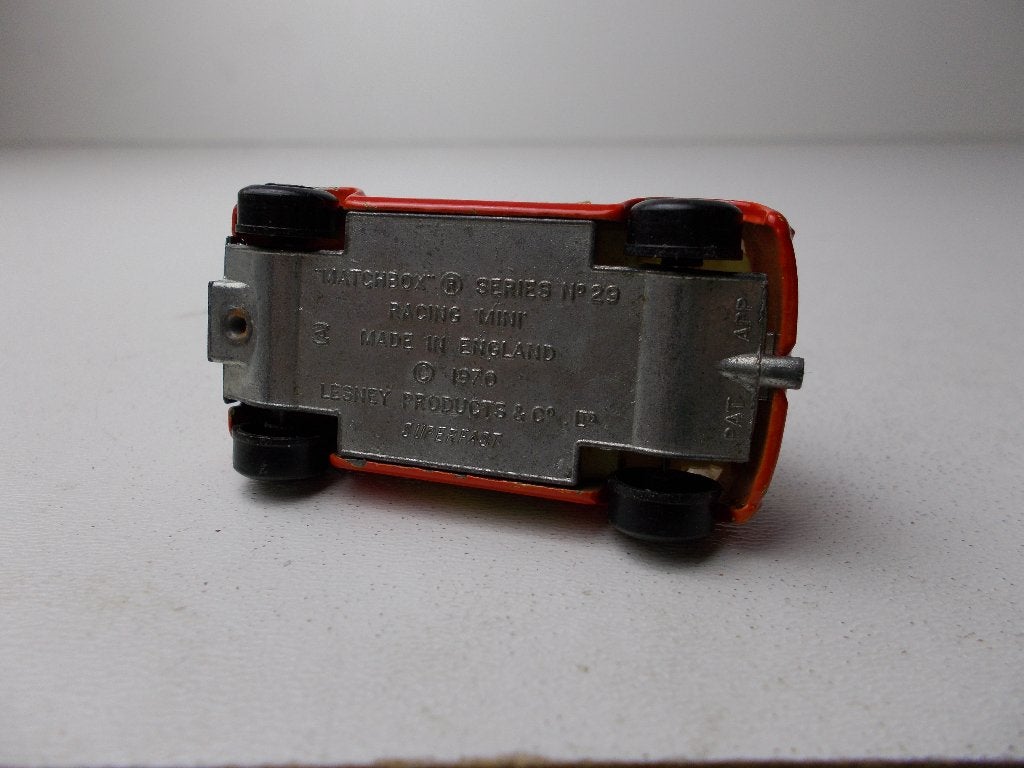 1970 Matchbox Series No. 29. RACING MINI I.g.st., Ophalen of Verzenden, Zo goed als nieuw, Auto, Matchbox