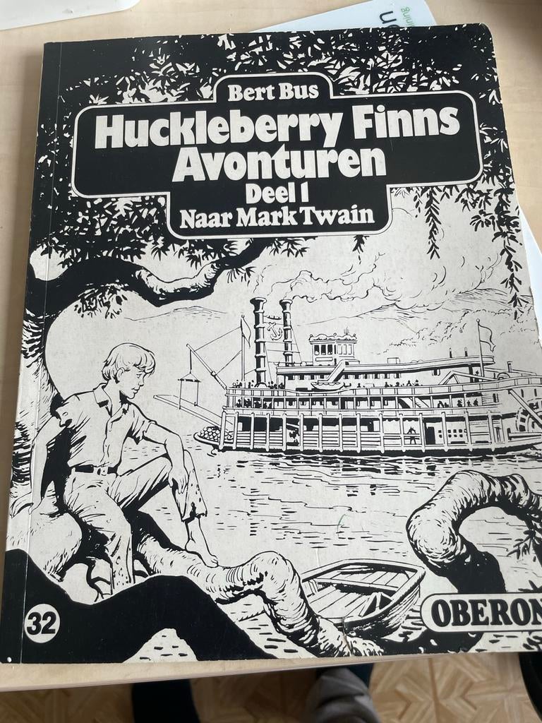 Bert Bus - Huckleberry Finns Avonturen Deel 1, Eén stripboek, Ophalen, Gelezen