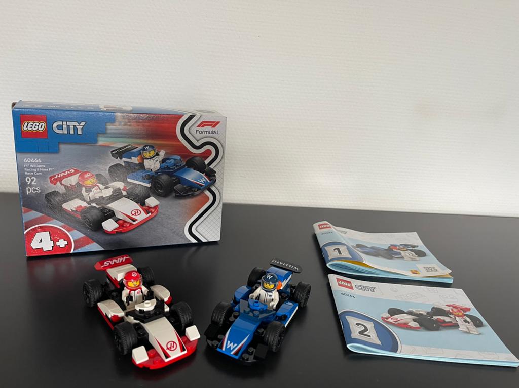 Lego City 60464 F1 Williams Racing en Haas F1 racewagens, Compleet, City, Lego, Ophalen of Verzenden
