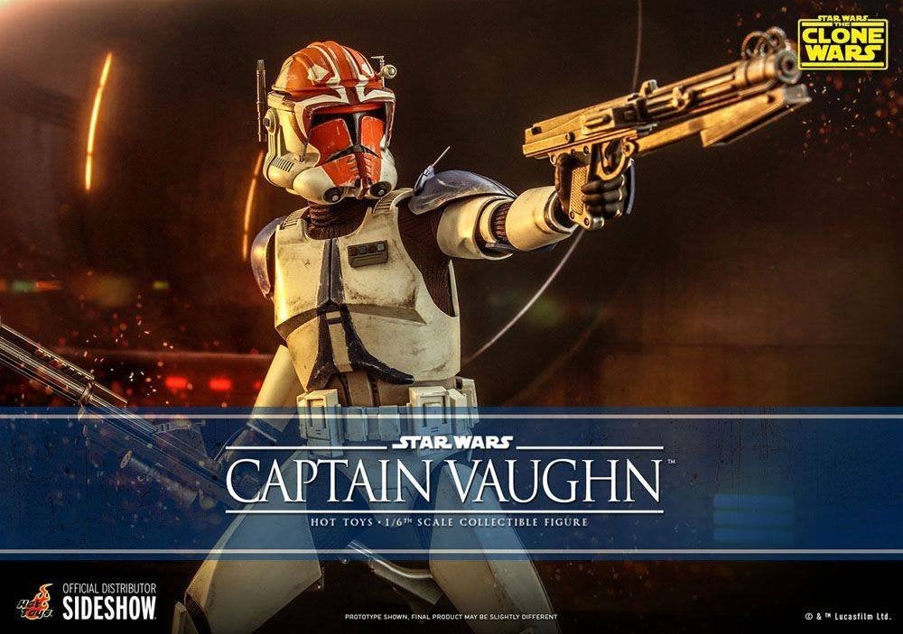 Hot Toys Star Wars Clone Wars Captain Vaughn TMS065, West Campus 1 76863 Herxheim (DE), Heo GmbH, Nieuw, Ophalen of Verzenden