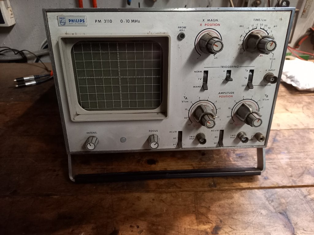 PHILIPS PM 3110 oscilloscoop, Ophalen, Gebruikt