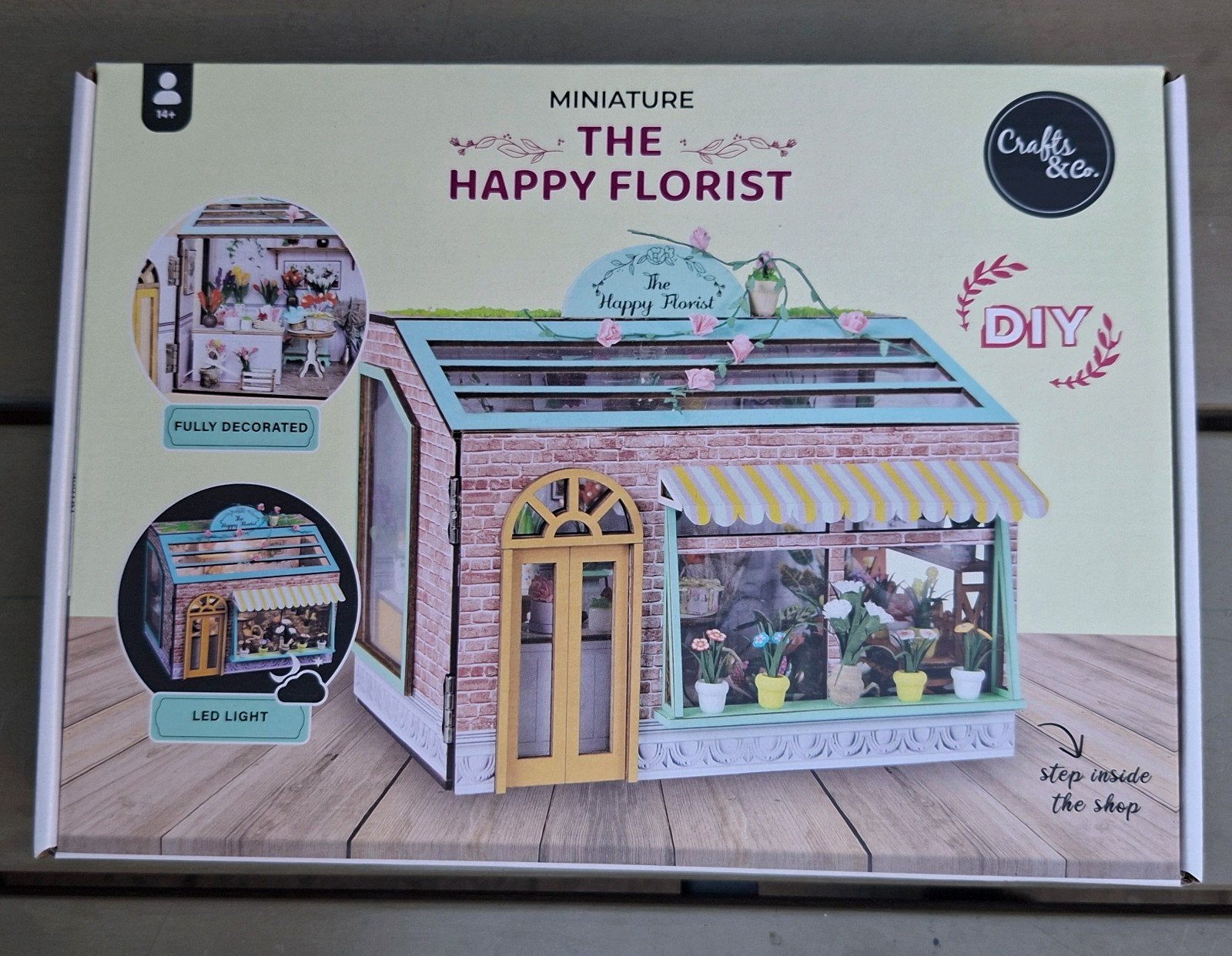 DIY Miniatuur Bloemenwinkel Knutselset - The Happy Florist, Nieuw, Meerkleurig, Educatief, Overige merken