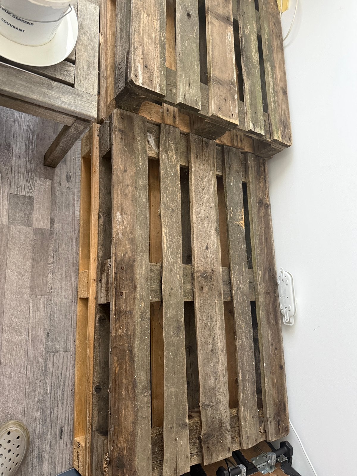 Empty pallets, Ophalen, 1 tot 2 meter, Minder dan 3 meter, Zo goed als nieuw