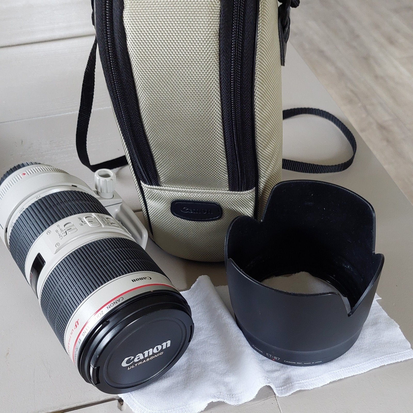 Canon 70-200 L ef 2.8  type II usm objectief, Canon, Zo goed als nieuw, 200 mm, Canon EF
