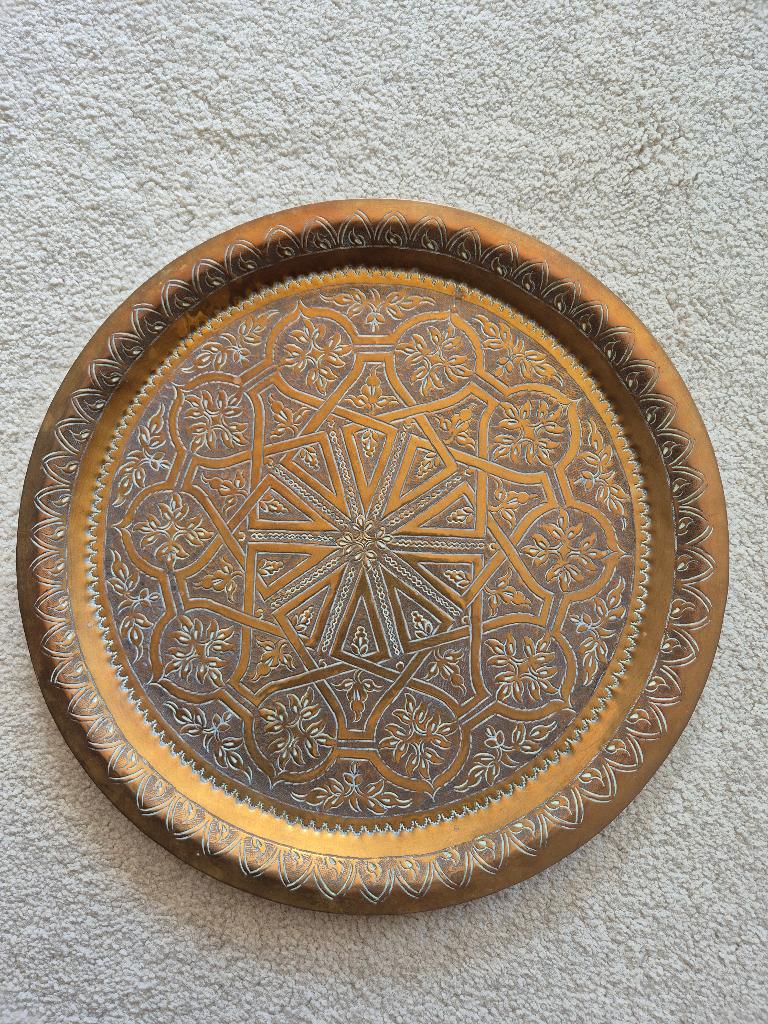 koperen borden, Ophalen, Koper