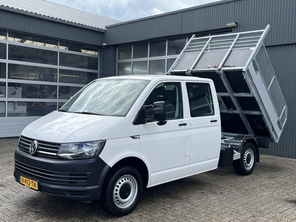 Volkswagen Transporter 2.0 TDI L2H1 DC Kipper Airco trekhaak, Voorwielaandrijving, Gebruikt, 4 cilinders, Volkswagen