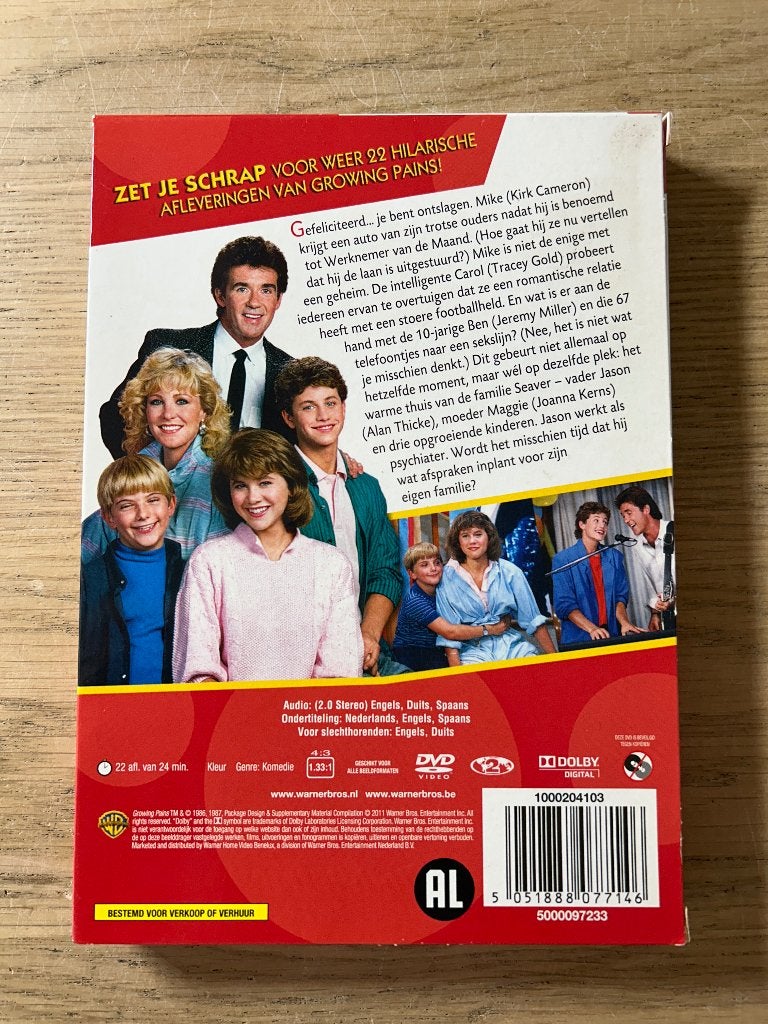 DVD Growing Pains Seizoen 2, Vanaf 12 jaar, Ophalen of Verzenden, Zo goed als nieuw