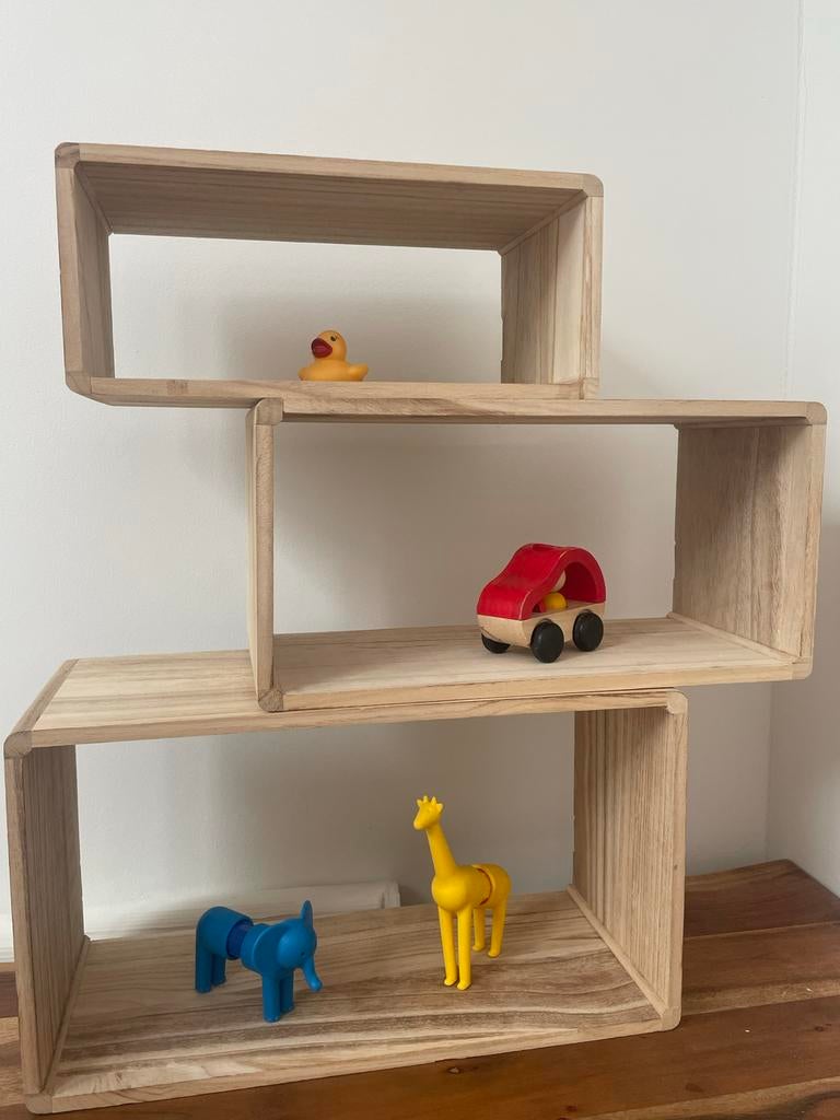 Houten wandrek / boekenplank, Ophalen of Verzenden, Zo goed als nieuw, Poppenhuis