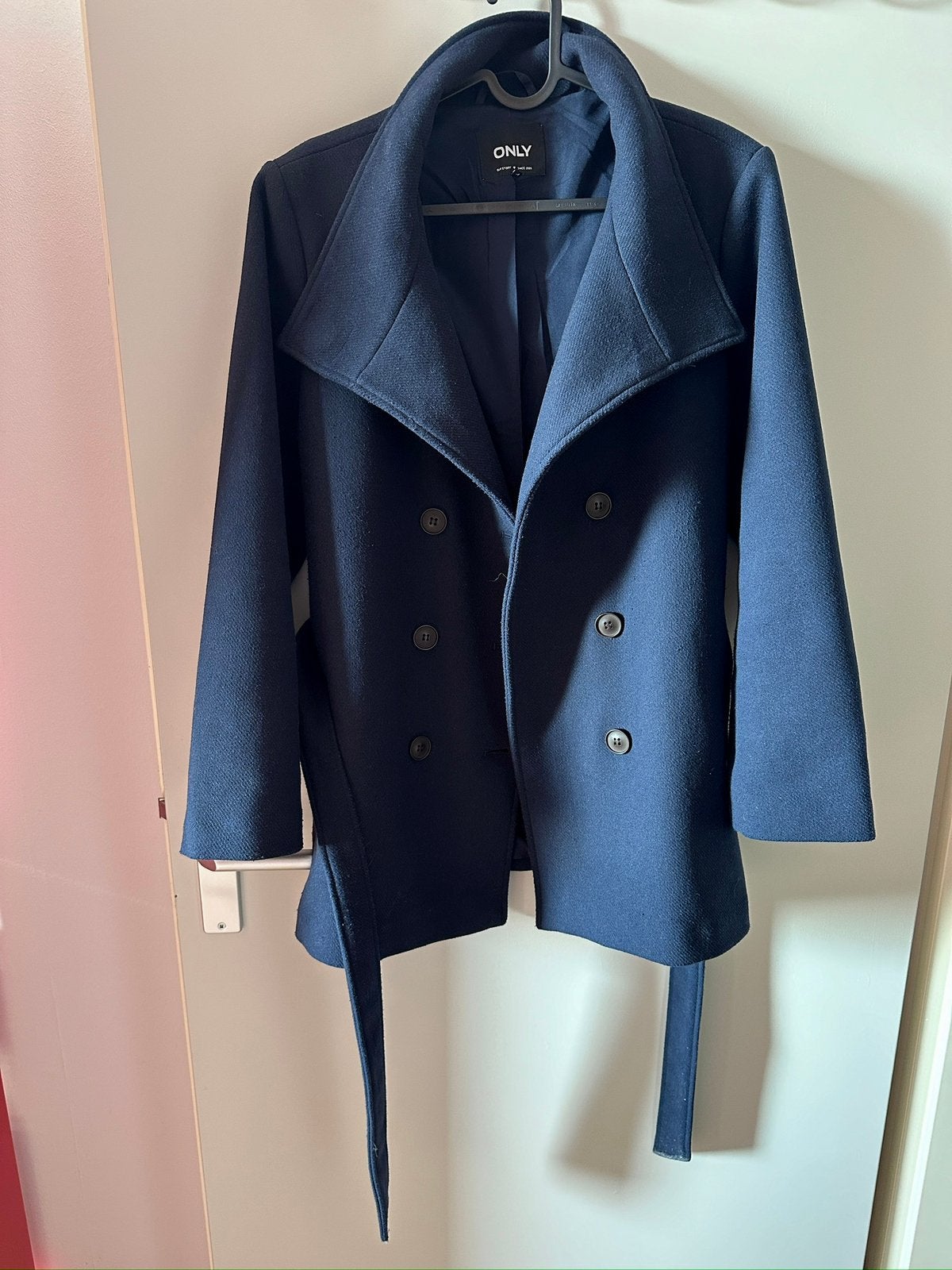 Only coat, Ophalen, Blauw, Maat 42/44 (L), Zo goed als nieuw