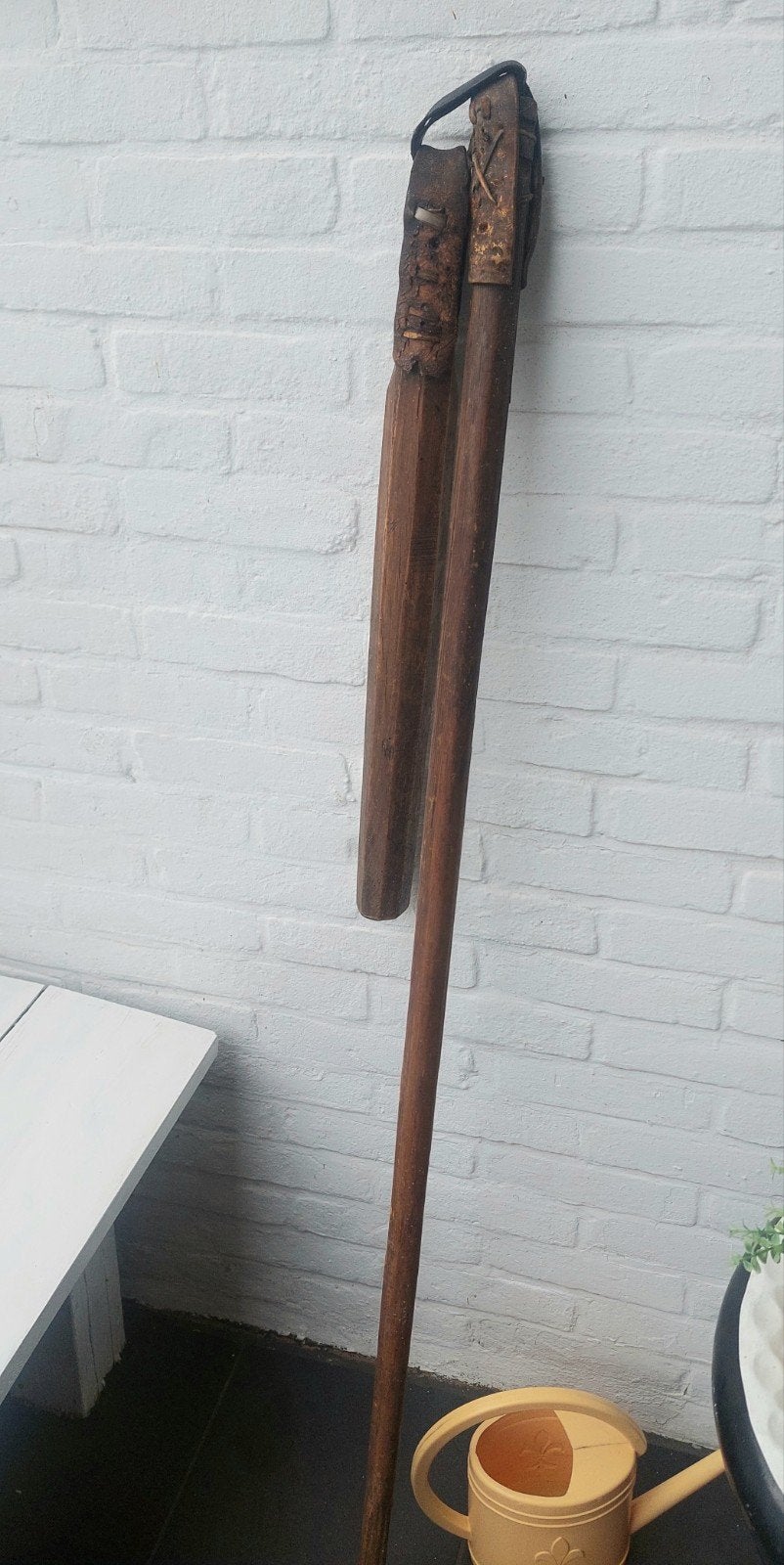 Antieke dorsvlegel - Decoratief landbouwwerktuig, Ophalen