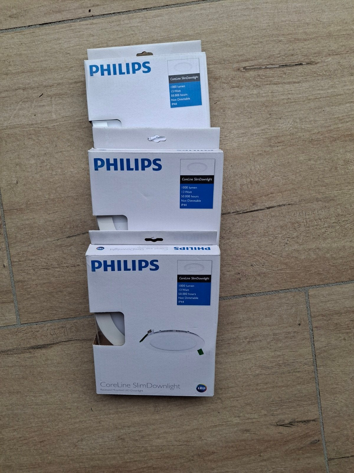 3x Philips CoreLine SlimDownlight LED 1000 lumen 13W, Ophalen of Verzenden, Nieuw