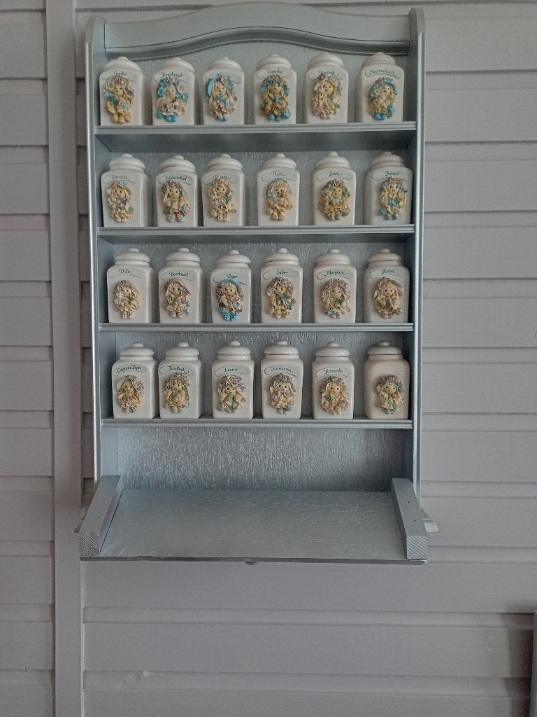 nostalgisch kruidenrek, Ophalen