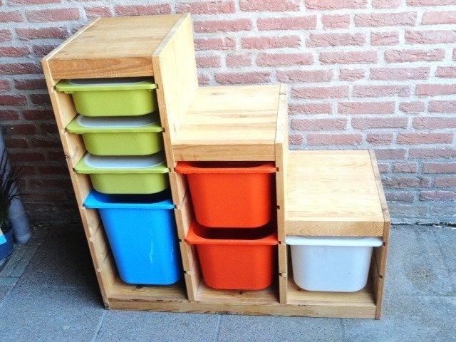 IKEA TROFAST kast, Ophalen, Gebruikt, 5 laden of meer, 50 tot 100 cm
