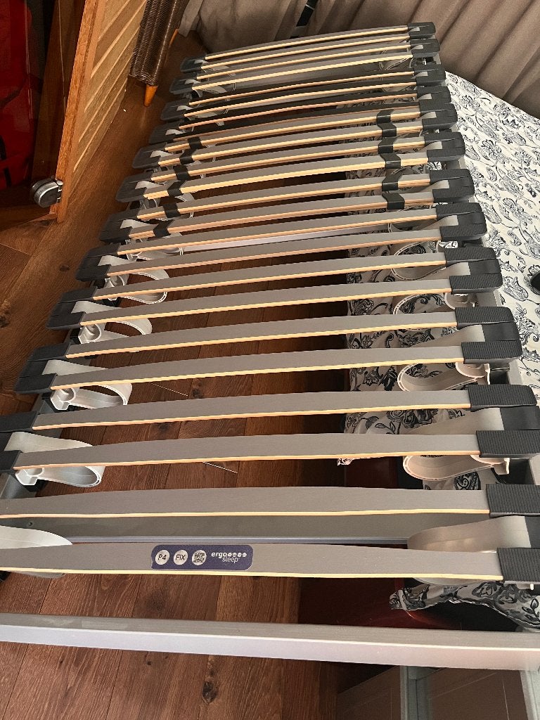 Ergosleep lattenbodem p4 90 x 200, Ophalen, 90 cm, Eenpersoons, Zo goed als nieuw