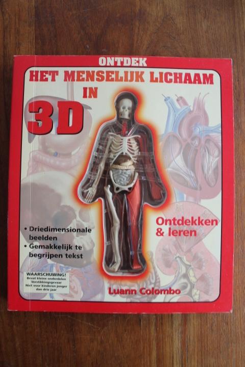 Ontdek het menselijk lichaam in 3D (skelet organen hart enz), Ophalen of Verzenden, Gelezen