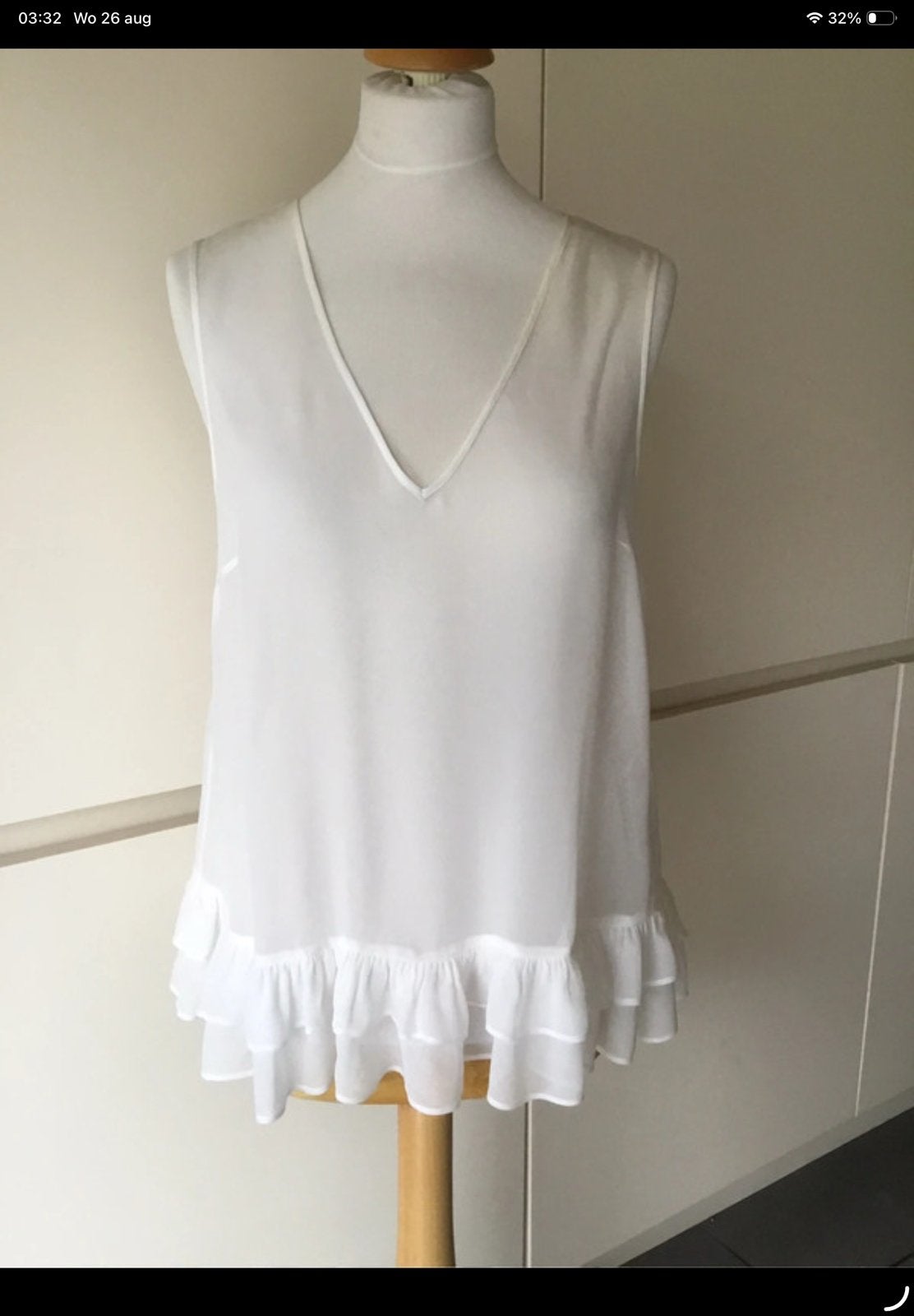 Twin Set, Simona Barbieri blouse maat 36, Ophalen of Verzenden, Zo goed als nieuw, Maat 36 (S), Wit