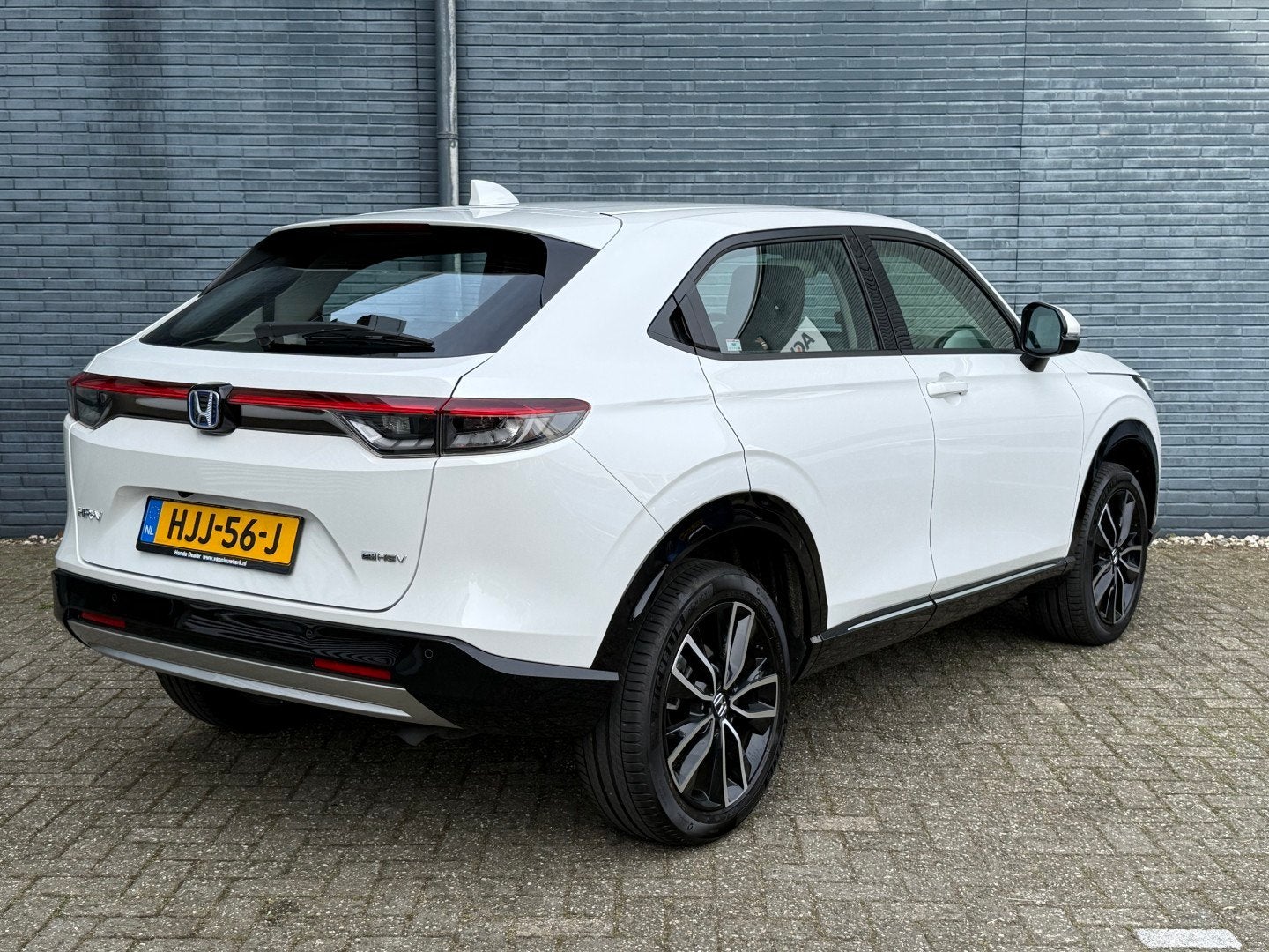 HONDA HR-V 1.5 e:HEV Hybrid 131pk Automaat Advance | Navi &, Auto's, Automaat, Automatische klimaatregeling, Leder en Stof, Wit