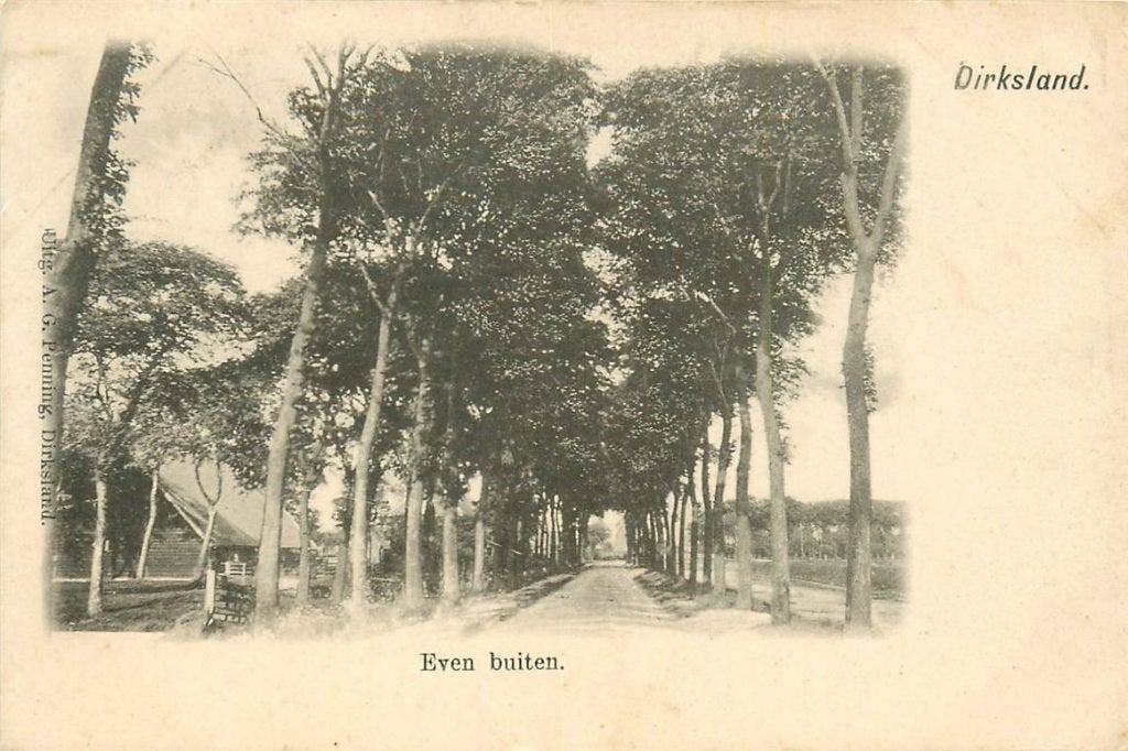 702-046-039 Dirksland Even Buiten, Verzamelen, Verzenden, Voor 1920, Zuid-Holland