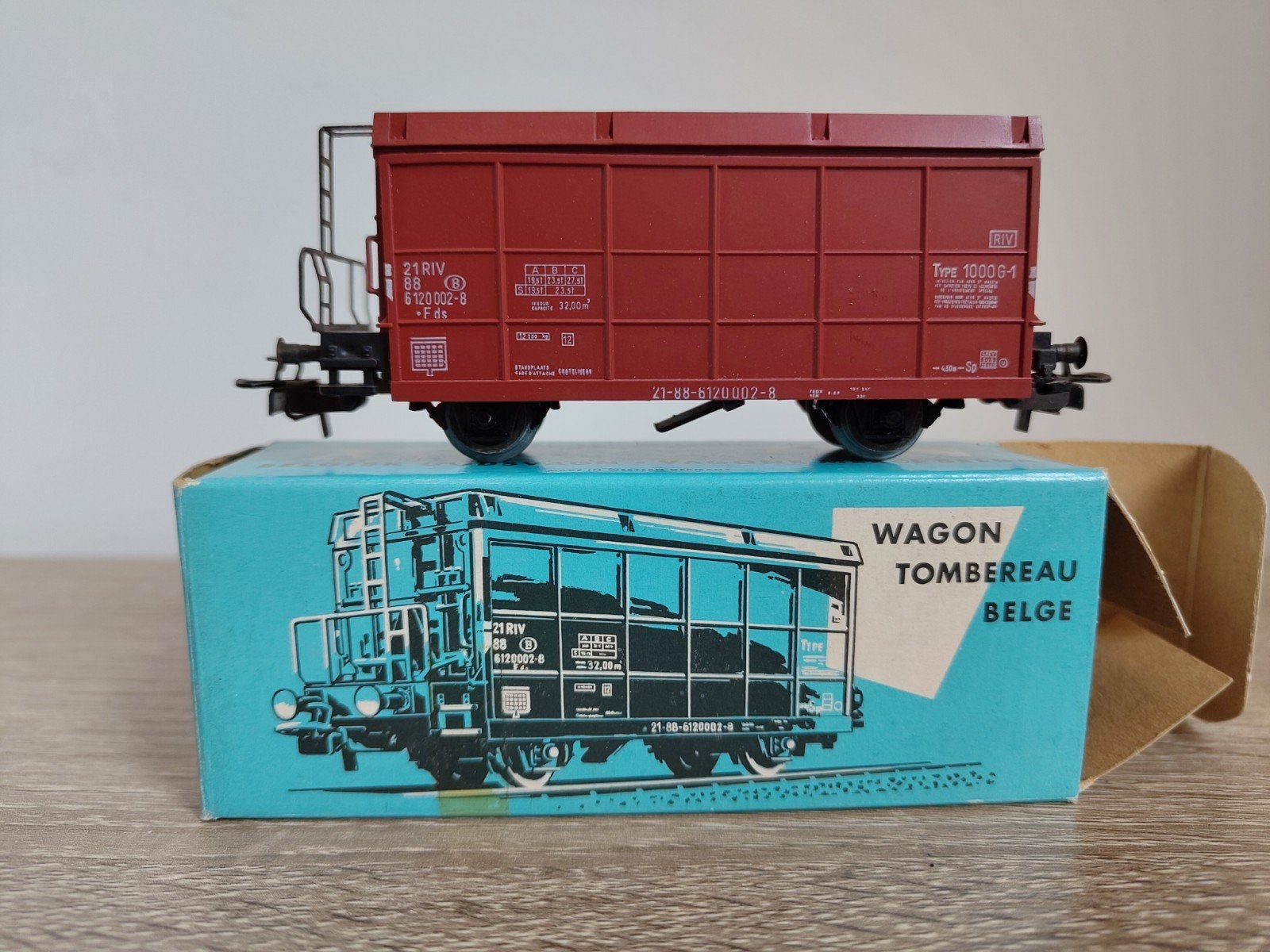 Märklin 4656 - NMBS stortwagen, Wisselstroom, Wagon, Ophalen of Verzenden, Zo goed als nieuw