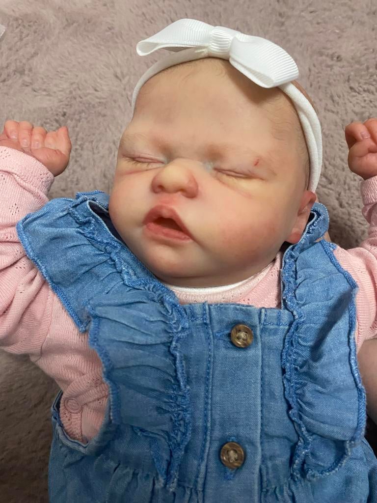 Lieve Reborn baby, Ophalen of Verzenden, Zo goed als nieuw, Babypop
