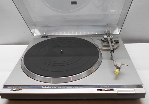Technics direct drive draaitafel SL D21 zilver, als nieuw., Audio, Tv en Foto, Platenspelers, Ophalen of Verzenden, Zo goed als nieuw