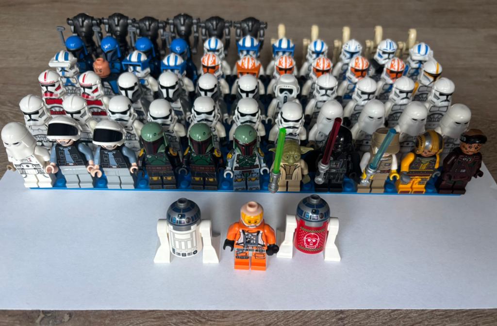 Lego star wars army (69 stuks), Ophalen, Zo goed als nieuw, Actiefiguurtje